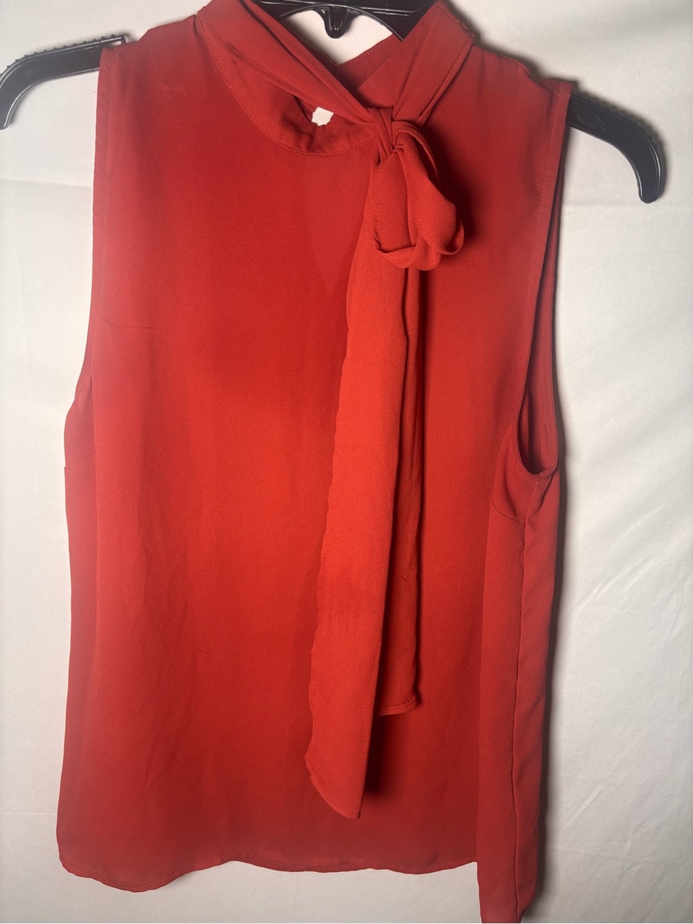 Forever 21 Burnt Orange Tie-Neck Sleeveless Camisole